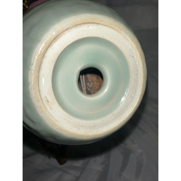 Vintage Chinese Jade Quartz Stone Glass Bonsai Tree Pink  Slight damage See Pics - Picture 9 of 16